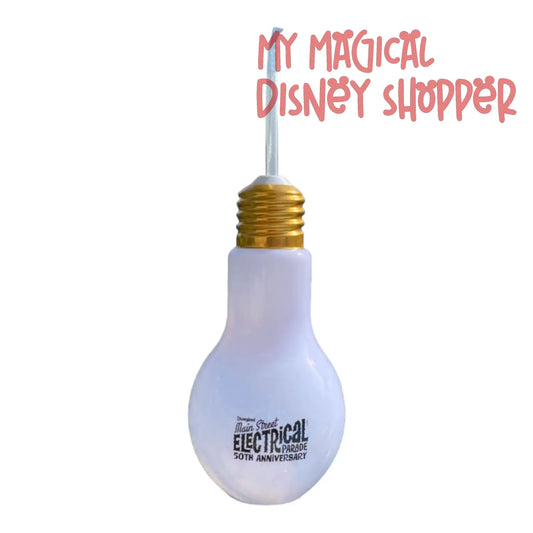 Disneyland Main Street 50TH Electrical Parade Light Bulb Sipper