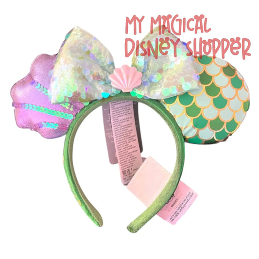 Disneyland Paris The Little Mermaid Ariel Minnie Ears