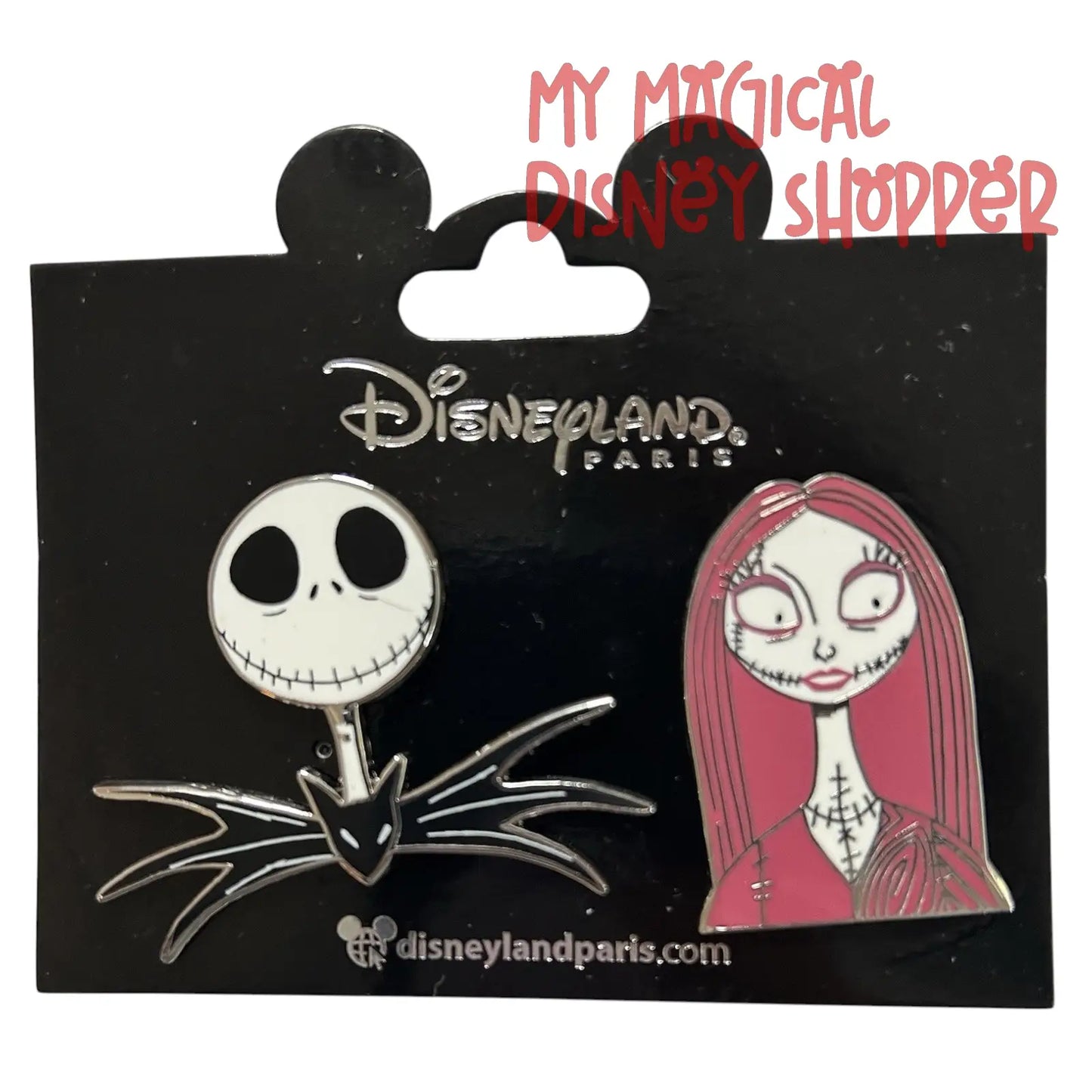 Disneyland Paris The Nightmare Before Christmas Jack & Sally Pins