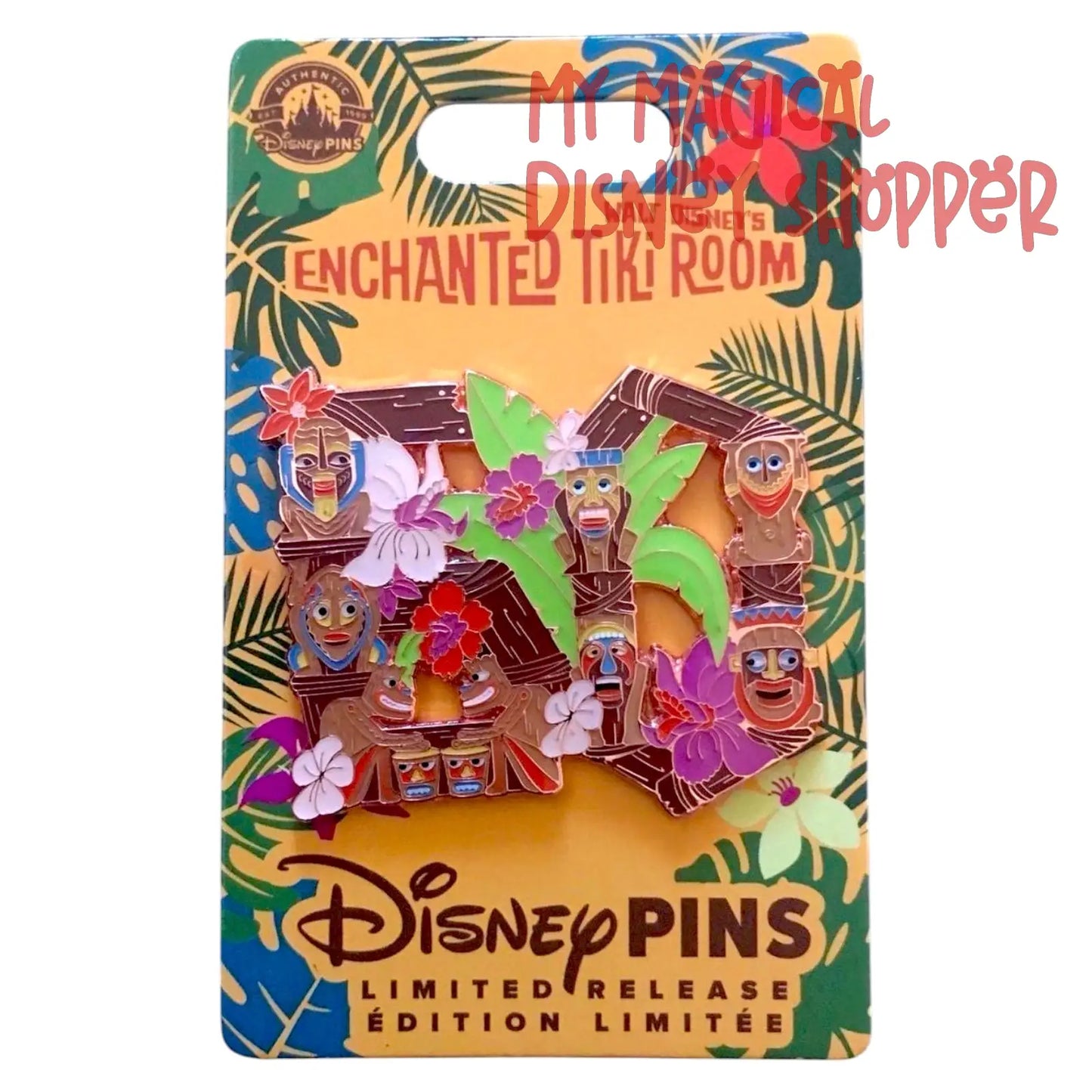 Disneyland Resort Enchanted Tiki Room 60th Anniversary Limited Edition Pin