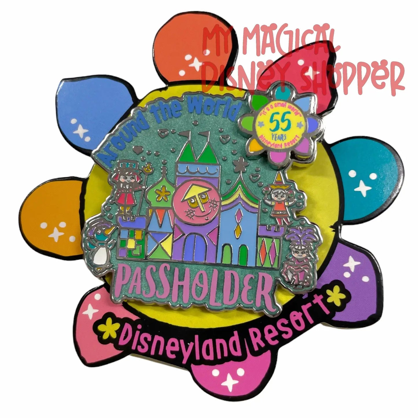 Disneyland Resort It's a Small World Passholder Pin - 55 Years - Limited Edition 2000