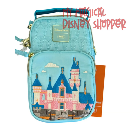 Disneyland Sleeping Beauty Castle Lug Crossbody Bag