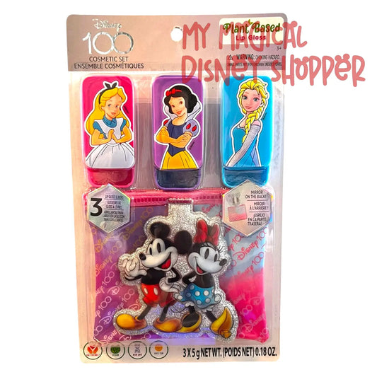 Disney's 100th 3 Count Gloss in Sliding Case with Pouch