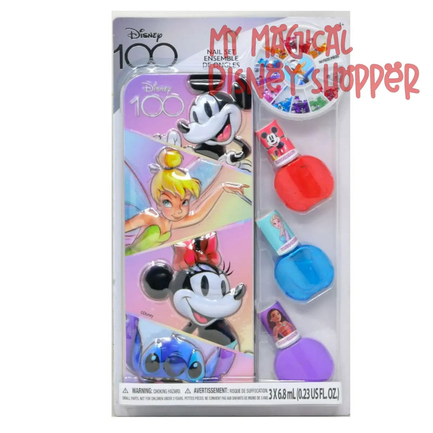 Disney's 100th Nail Polish with Large Metal Carrying Case
