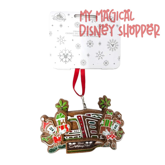 Disney's Contemporary Resort Gingerbread Mickey & Minnie Ornament