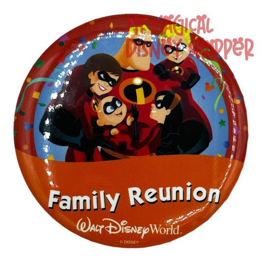 Disney's Family Reunion Button - Vintage