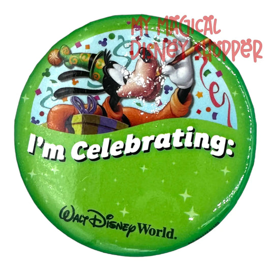 Disney's I'm Celebrating Button