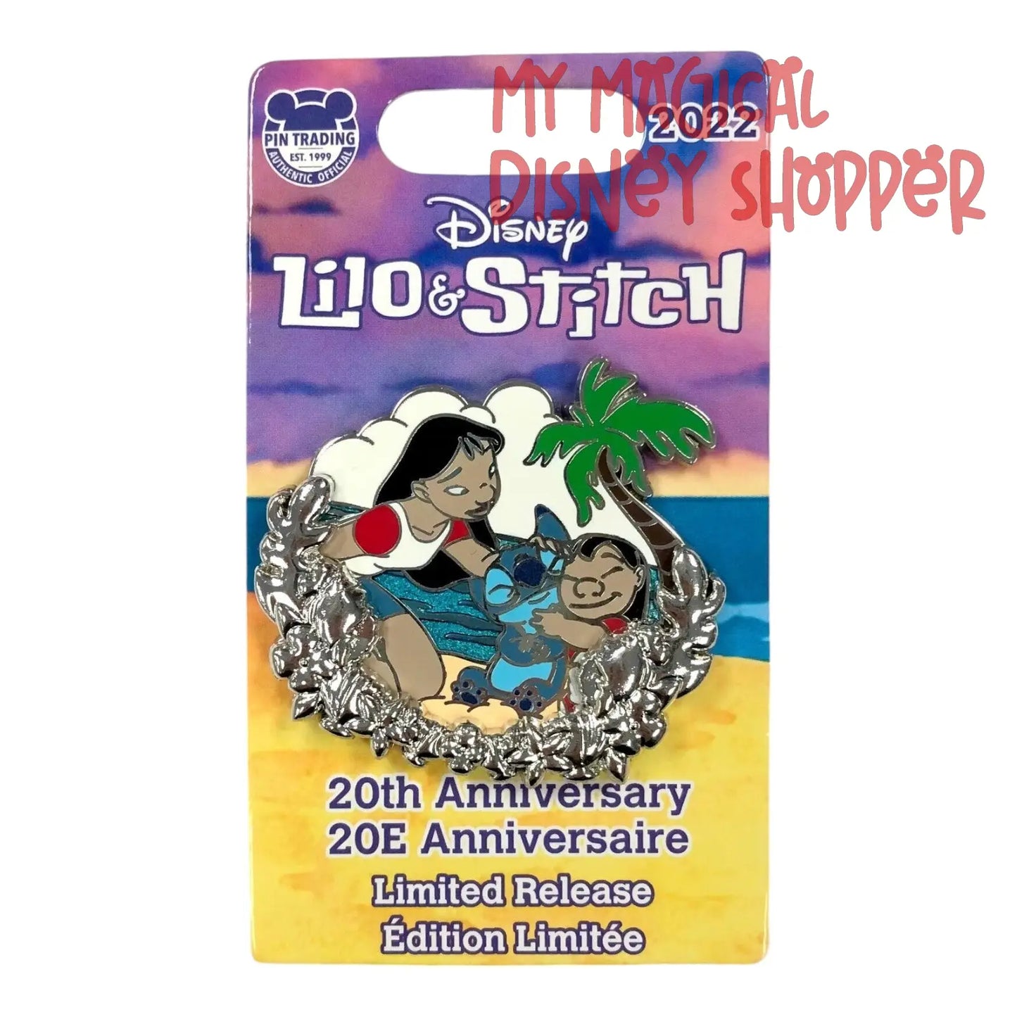 Disney's Lilo And Stitch 20th Anniversary Pin - Limited Release