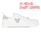 Disney’s Mickey Mouse Sparkle Sneakers Size 7 US