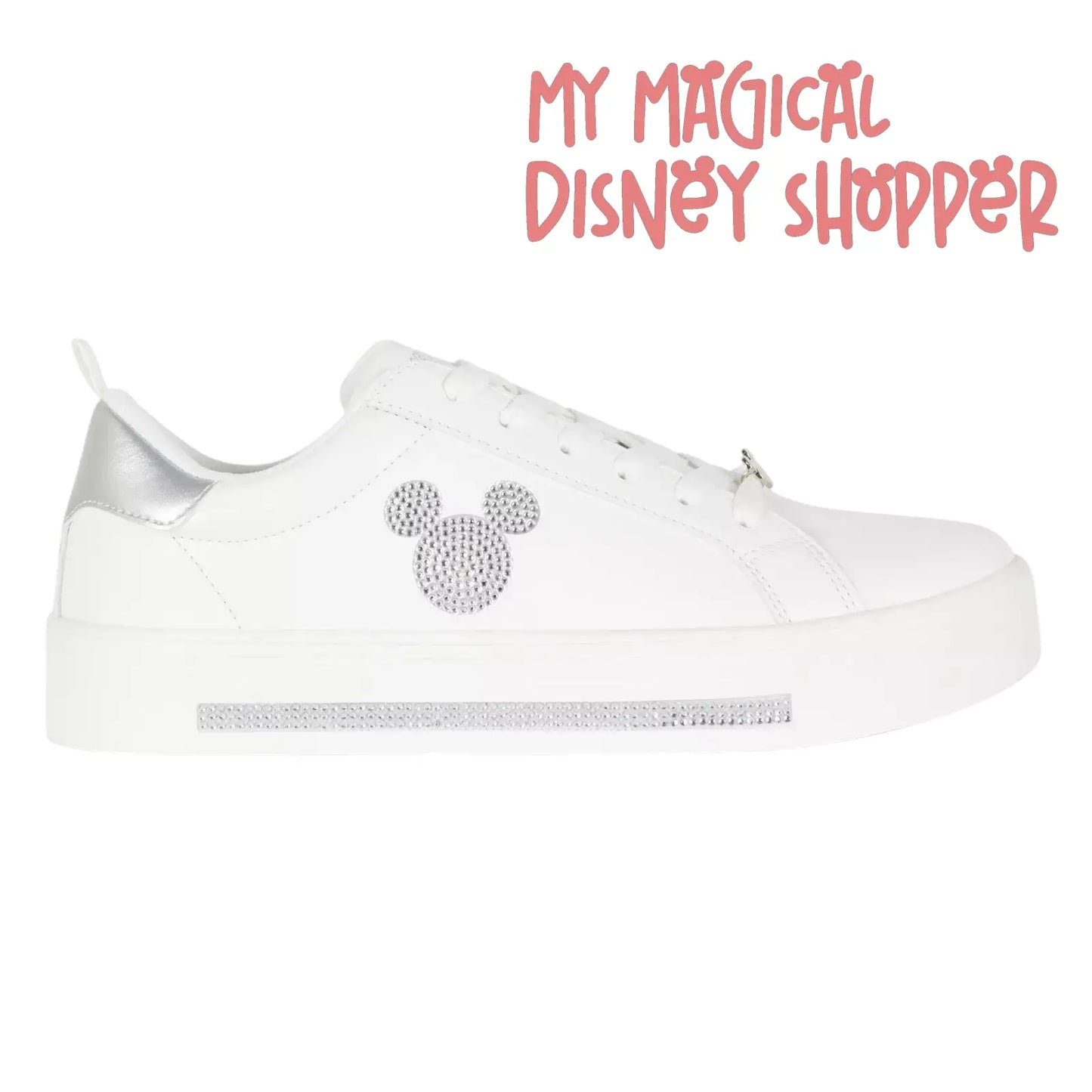 Disney’s Mickey Mouse Sparkle Sneakers Size 7 US