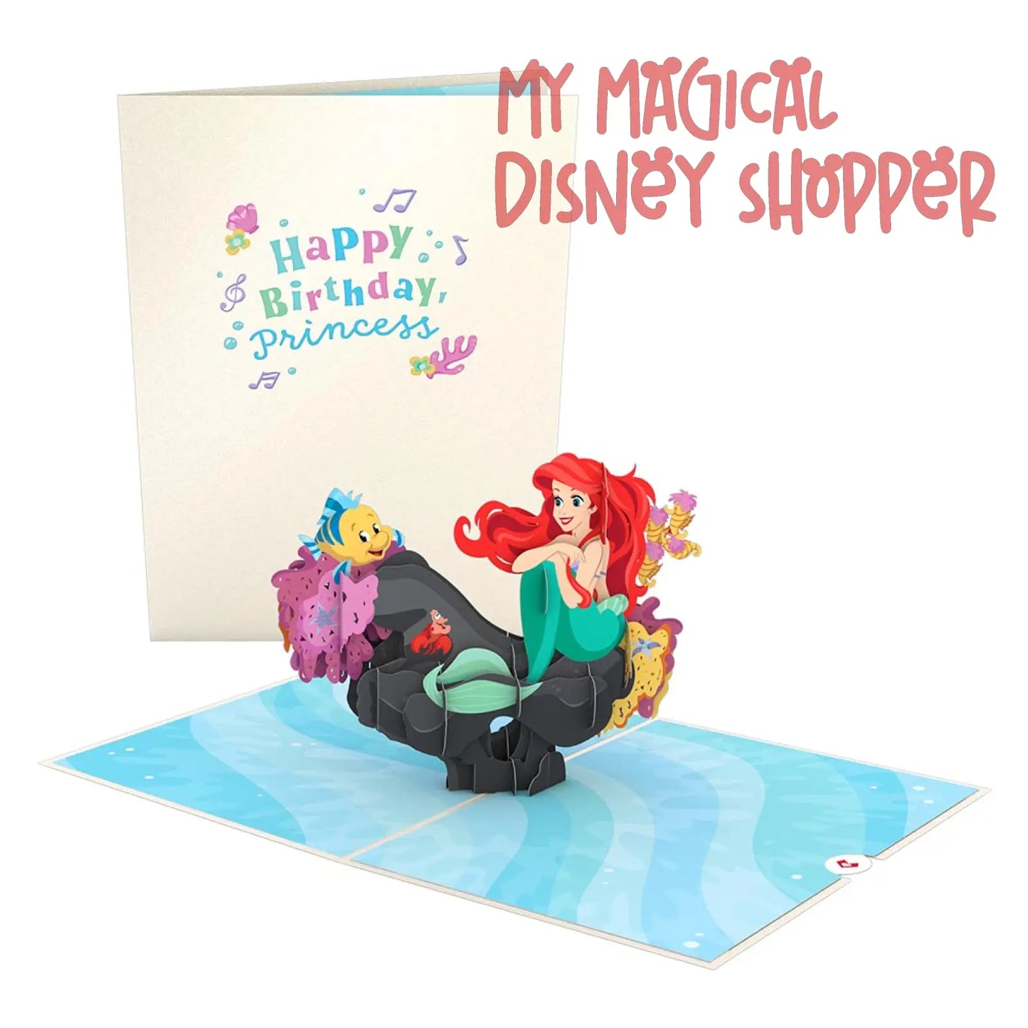 lovepop Disney's The Little Mermaid Birthday 5''x7'' Card