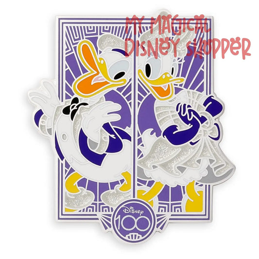 Donald and Daisy Duck Pin - Disney100