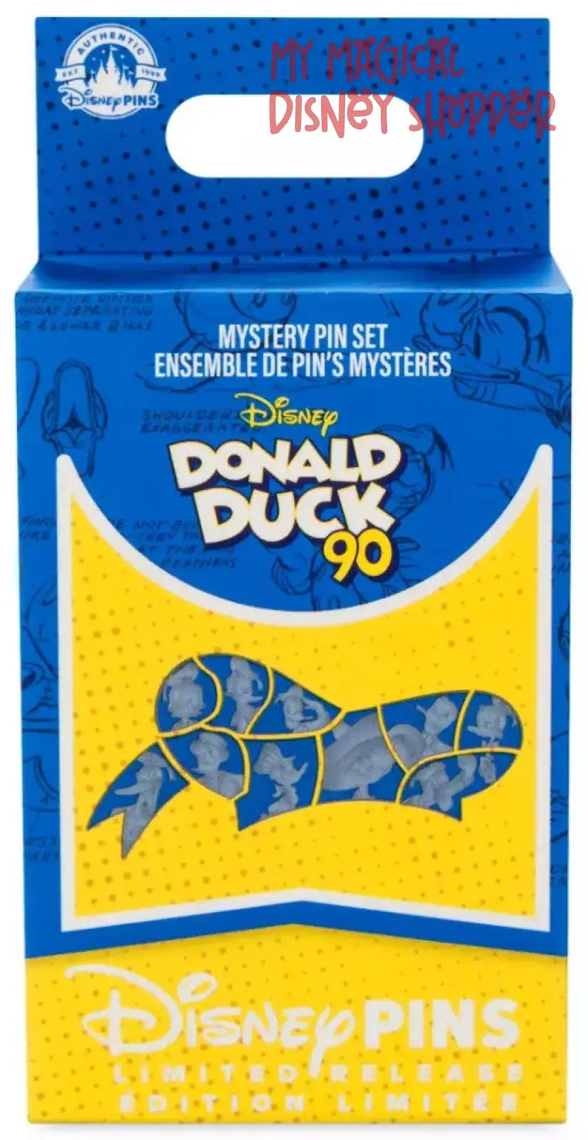 Donald Duck 90th Anniversary Puzzle Set - Sailor Hat Blind Pin Box Unopened