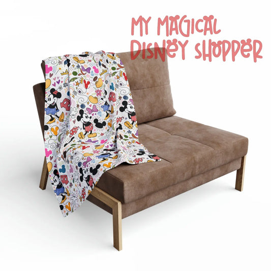 Doodlebug Mickey and Minnie Arctic Fleece Blanket