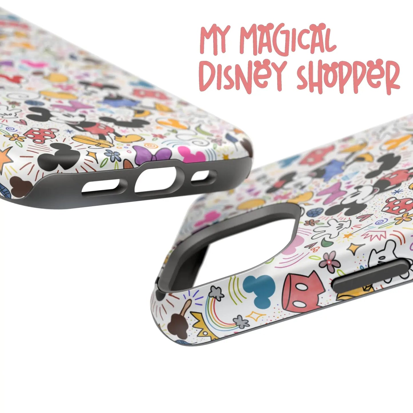 Doodlebug Mickey and Minnie MagSafe Tough iPhone Case
