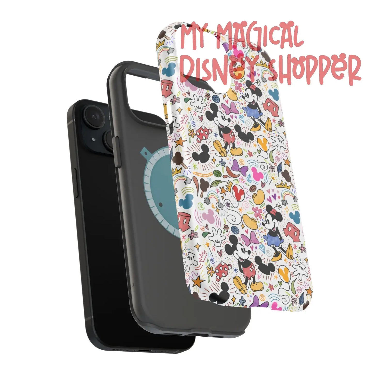 Doodlebug Mickey and Minnie MagSafe Tough iPhone Case