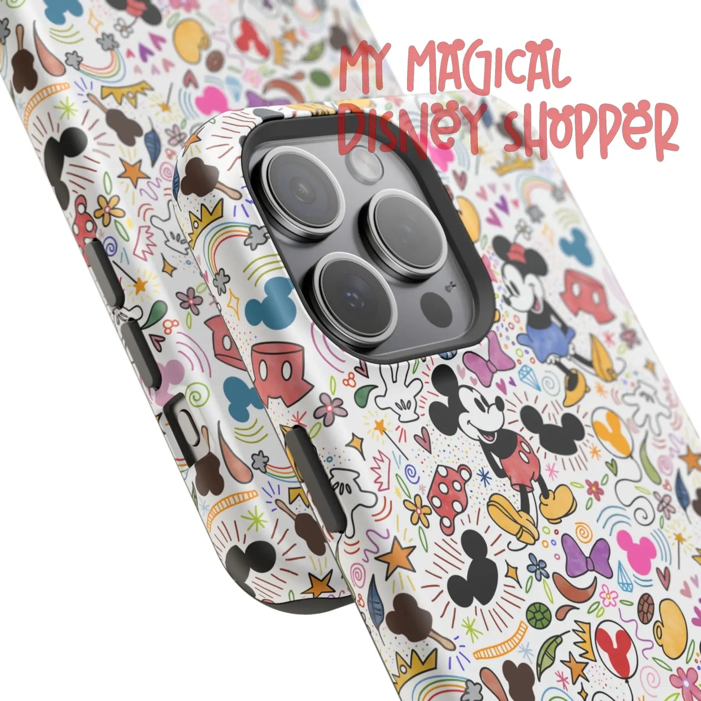 Doodlebug Mickey and Minnie MagSafe Tough iPhone Case