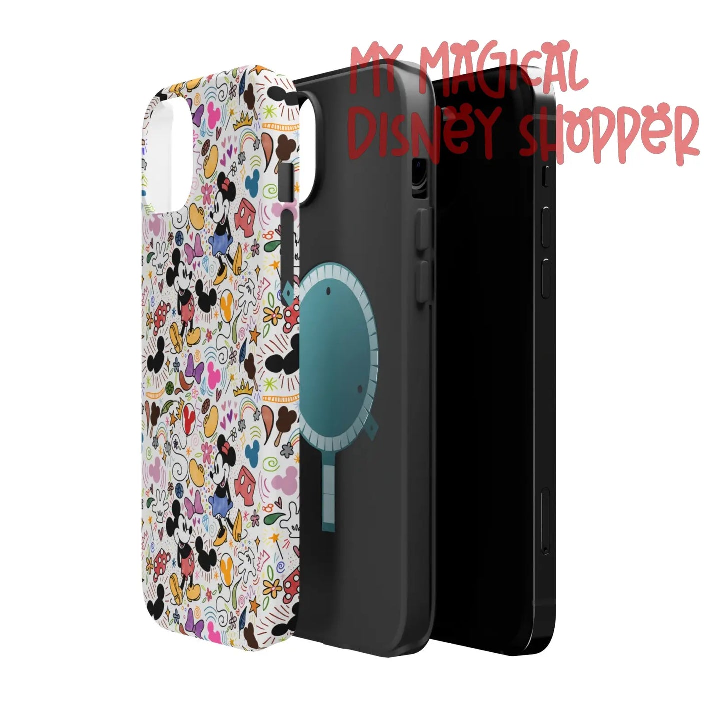 Doodlebug Mickey and Minnie MagSafe Tough iPhone Case