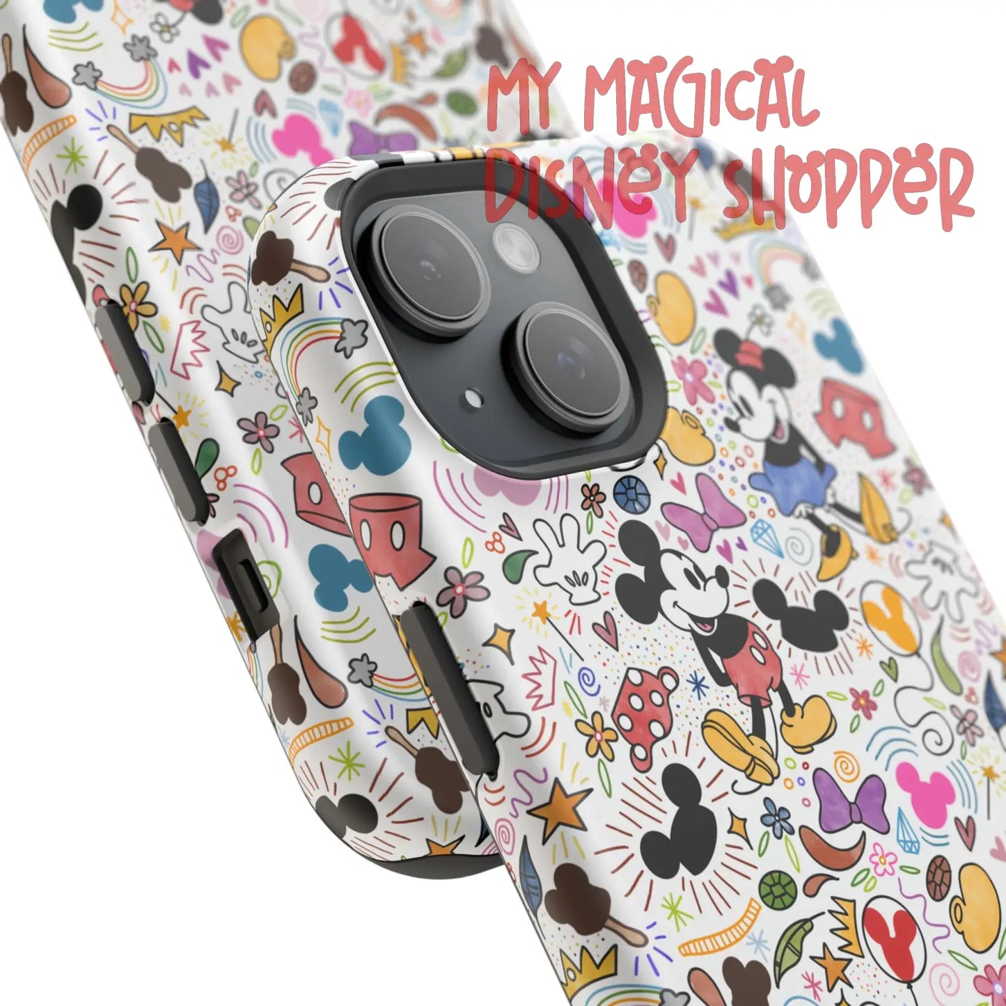 Doodlebug Mickey and Minnie MagSafe Tough iPhone Case