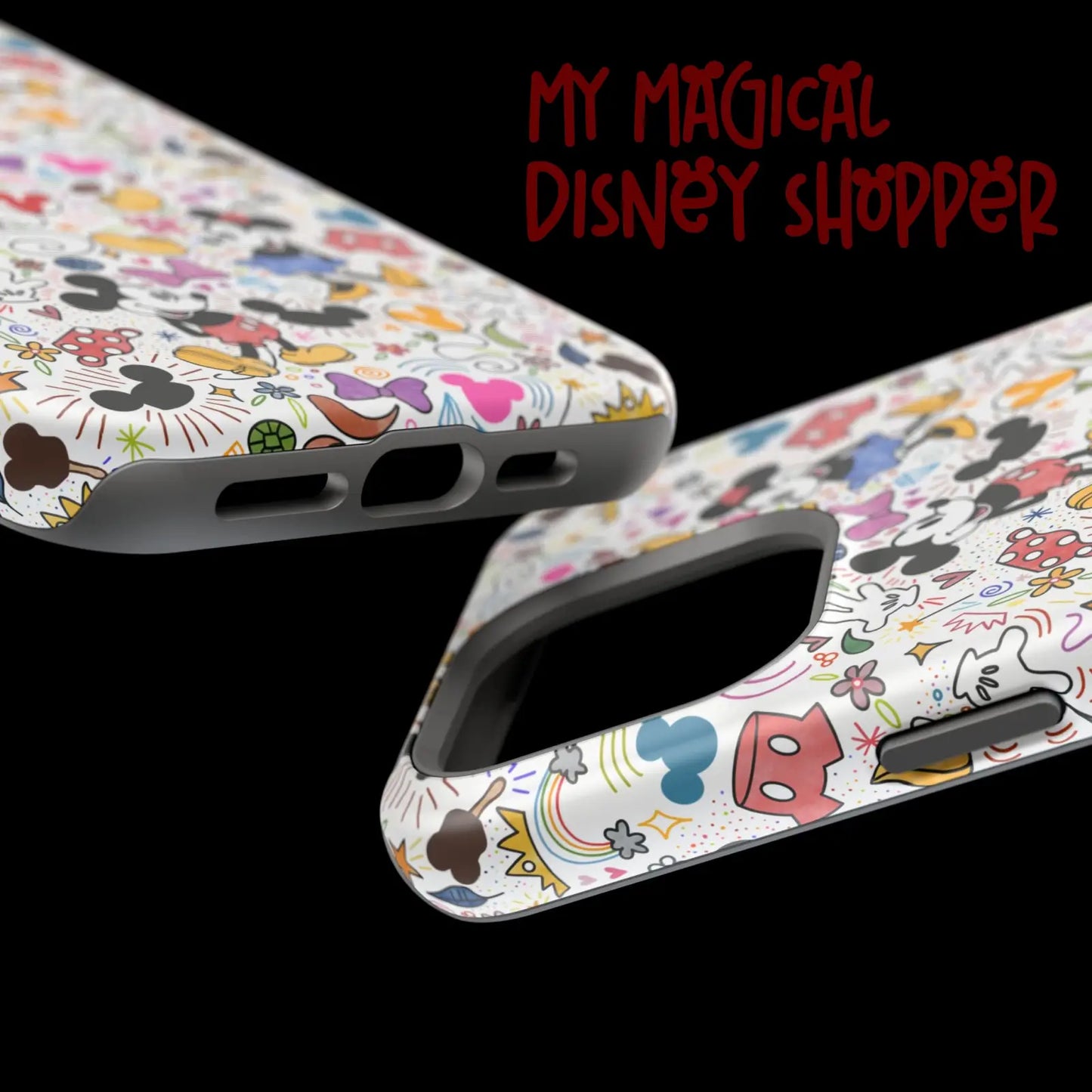 Doodlebug Mickey and Minnie MagSafe Tough iPhone Case