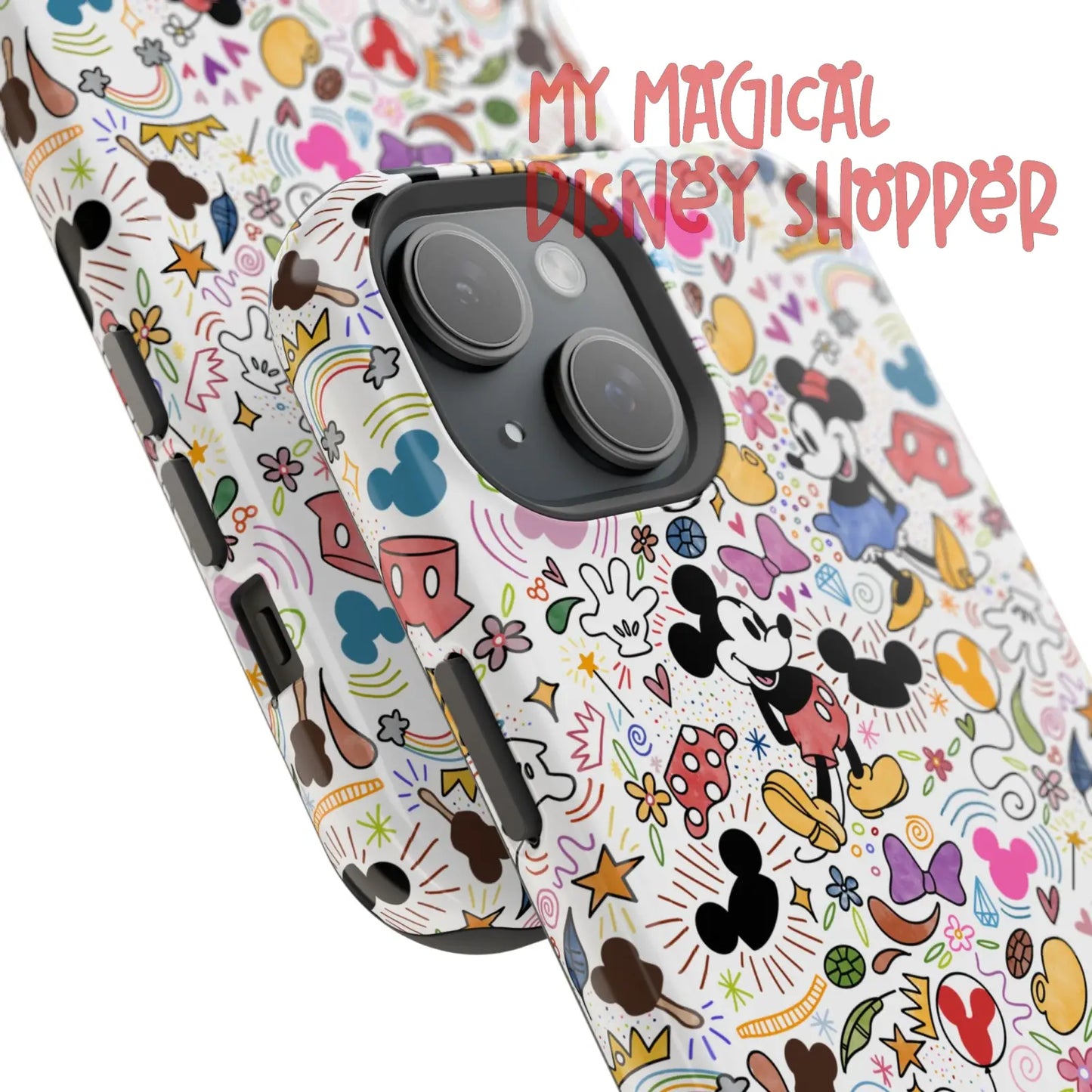 Doodlebug Mickey and Minnie MagSafe Tough iPhone Case