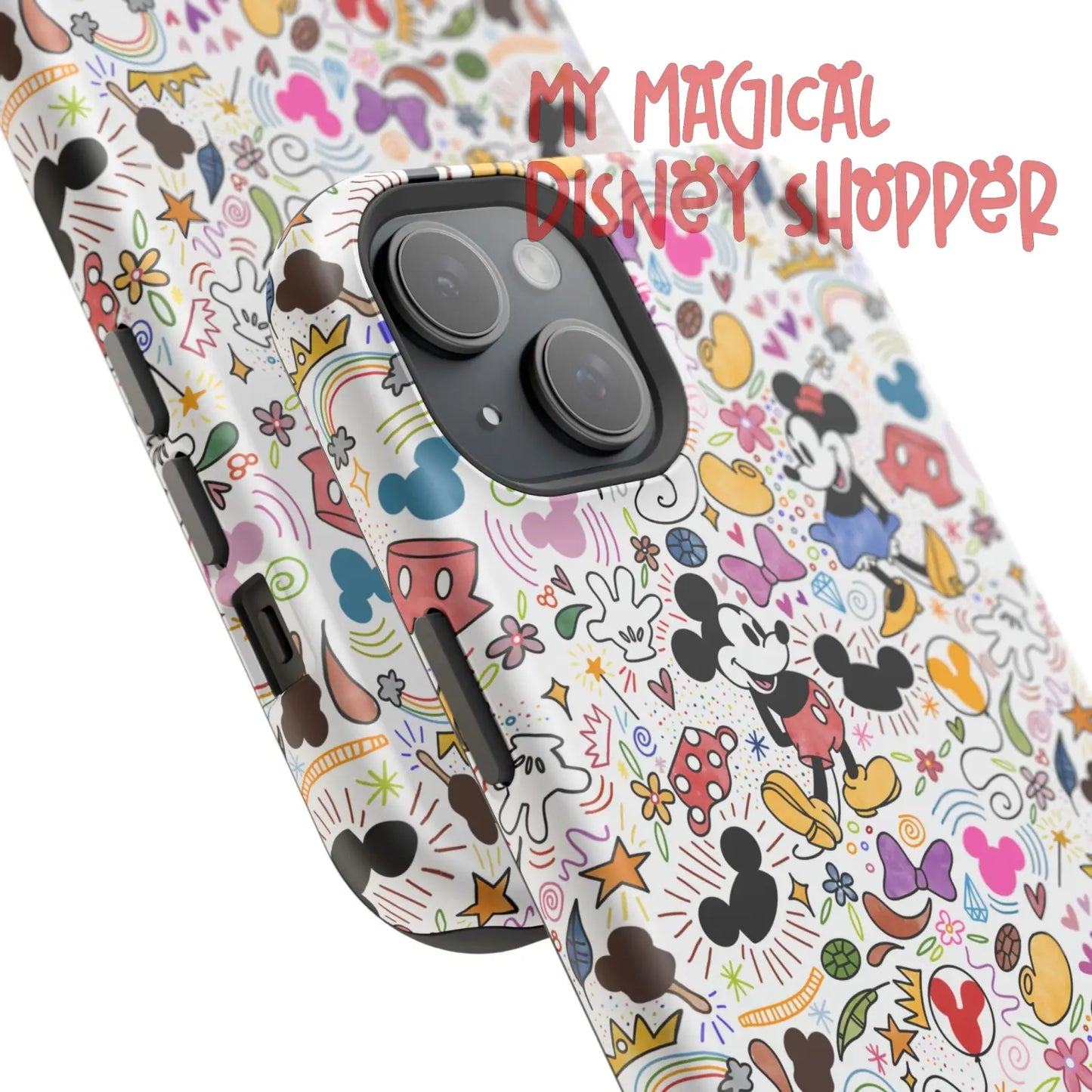 Doodlebug Mickey and Minnie MagSafe Tough iPhone Case