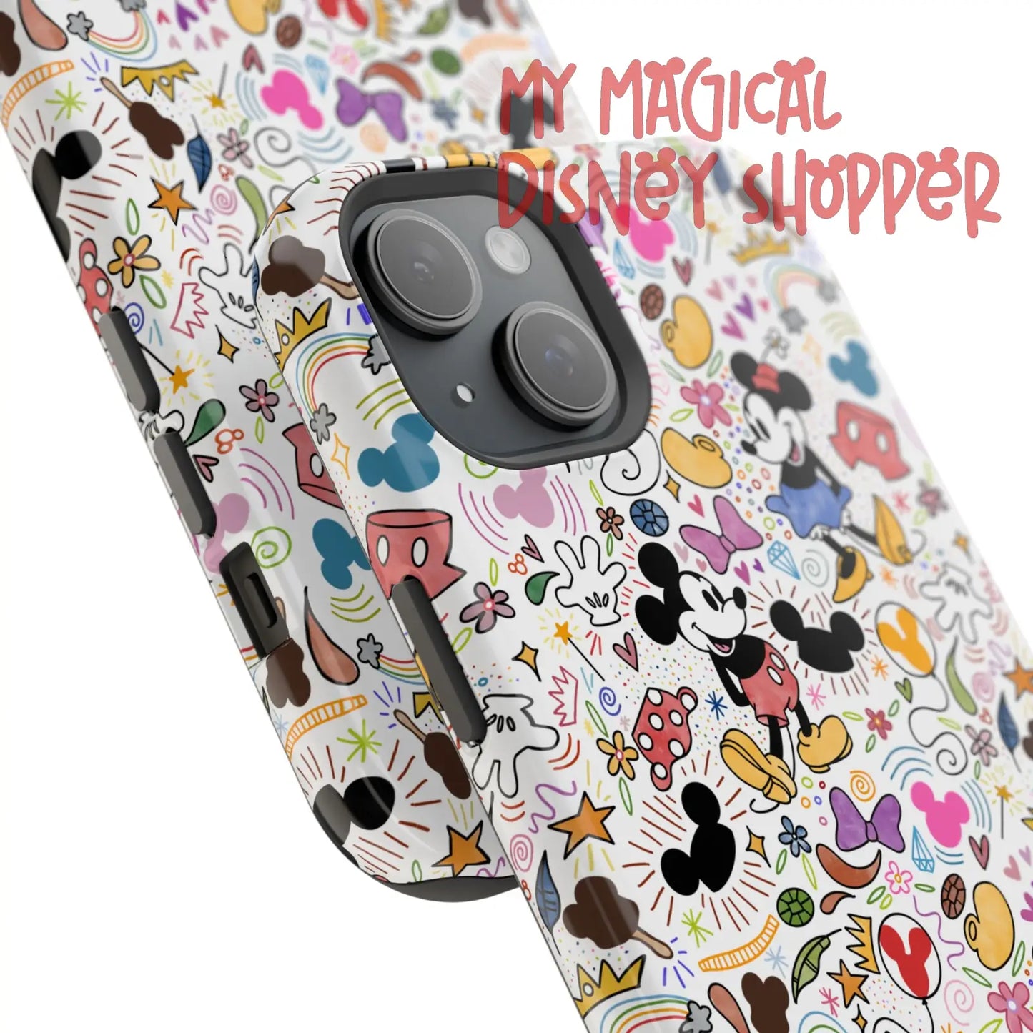 Doodlebug Mickey and Minnie MagSafe Tough iPhone Case