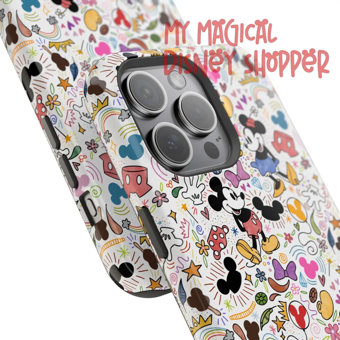 Doodlebug Mickey and Minnie MagSafe Tough iPhone Case