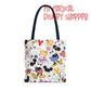 Doodlebug Mickey and Minnie Tote Bag