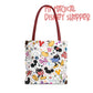 Doodlebug Mickey and Minnie Tote Bag