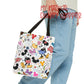 Doodlebug Mickey and Minnie Tote Bag