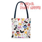 Doodlebug Mickey and Minnie Tote Bag