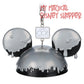 Dripping Platinum Mickey Ear Hat Ornament - Disney100