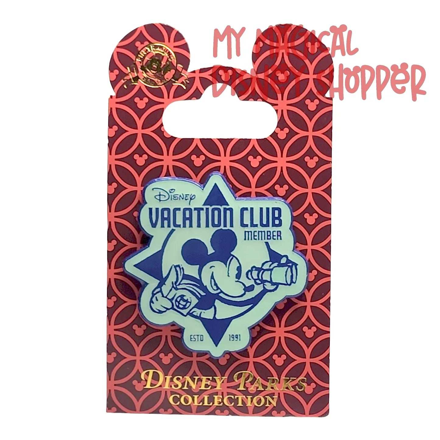 DVC Mickey with Binoculars Only Pin - Disney Vacation Club