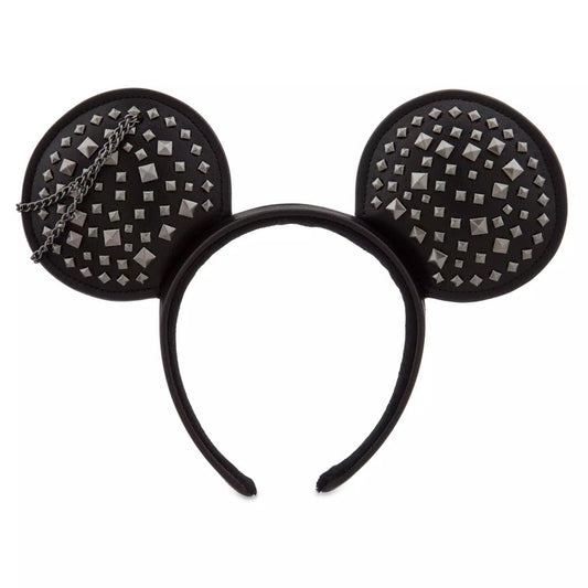 Disney Studded and Chain Cruella Steampunk Minnie Ear Headband