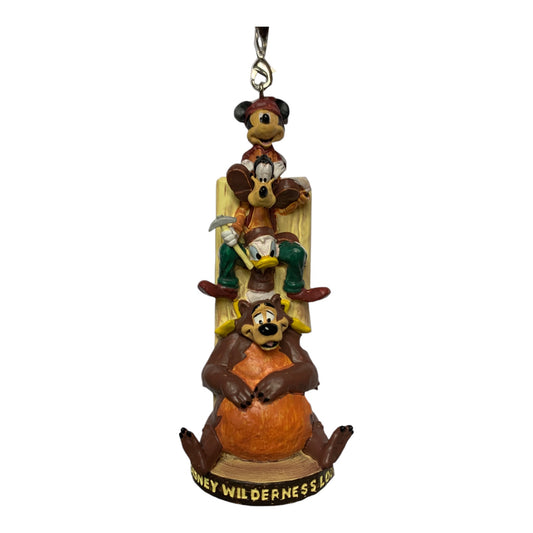 Mickey and Friends Disney Figure Ornament - Wilderness Lodge Resort