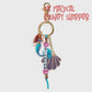 Disney The Little Mermaid Live Action Film Keychain 🧜‍♀️🔑