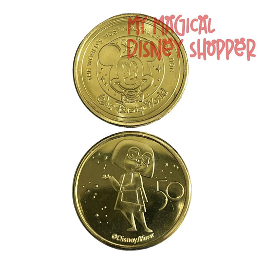 Edna Mode Walt Disney World 50th Gold Medallion