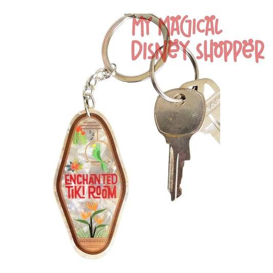 Enchanted Tiki Room Acrylic Keychain