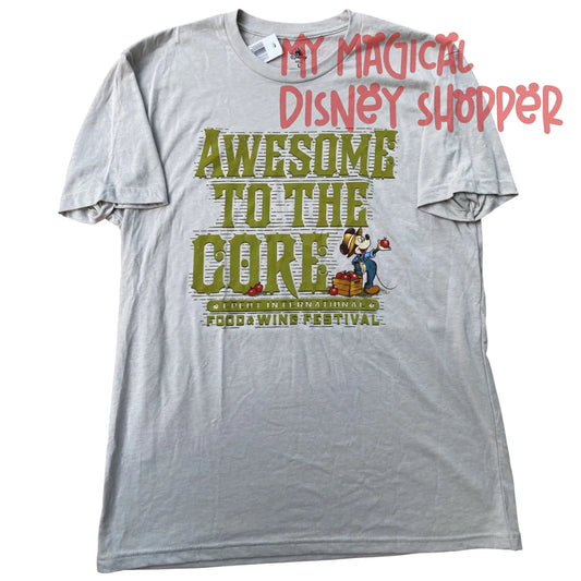 Epcot 2021 International Food & Wine Festival Awesome to the Core Shirt - Adult Unisex Size Small