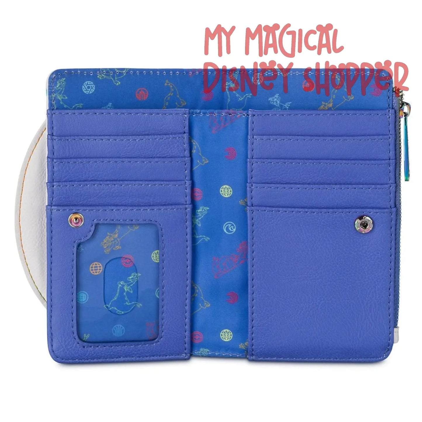 EPCOT 40th Anniversary Disney Parks Loungefly Wallet