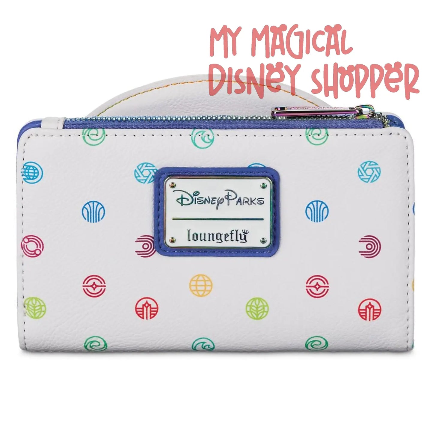 EPCOT 40th Anniversary Disney Parks Loungefly Wallet
