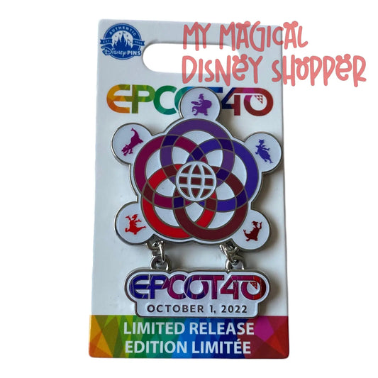 Epcot Figment 40th Anniversary Pin - Limited Release