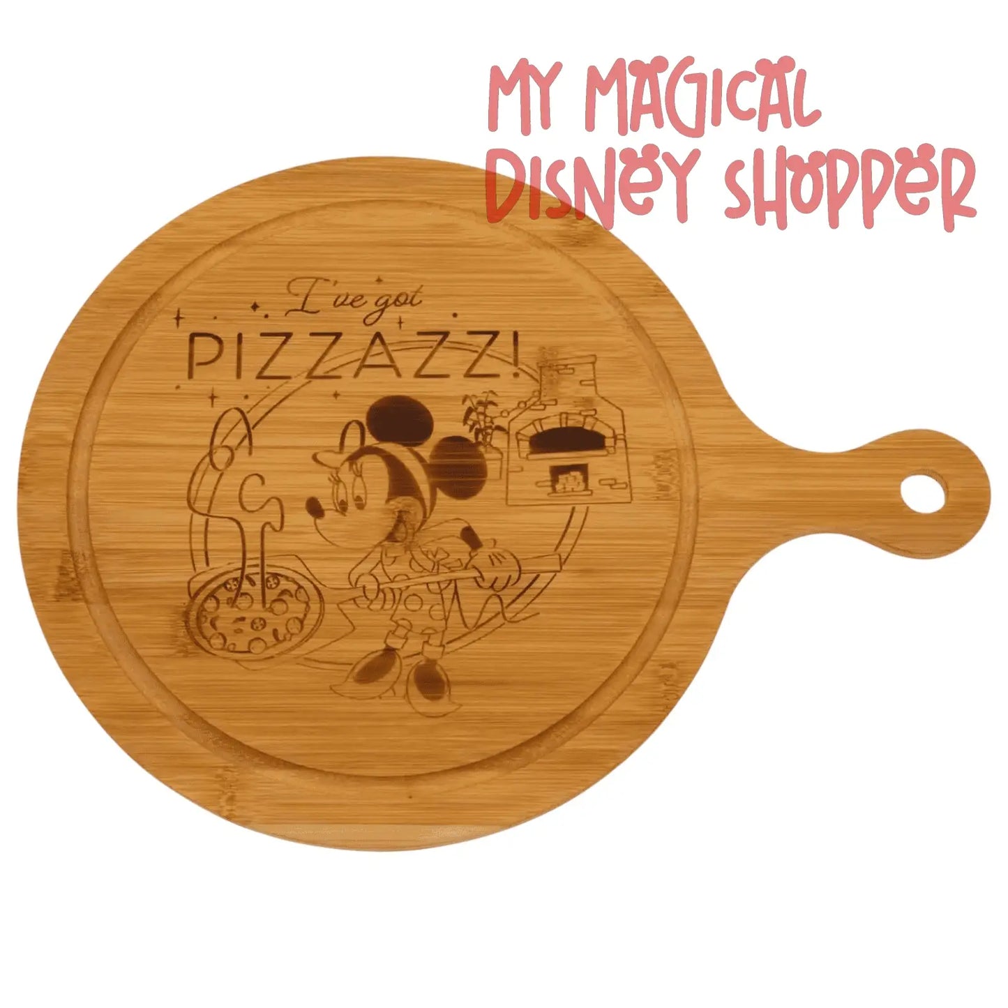 EPCOT Food & Wine Festival 2022 Minnie Pizza Wood Serving Board