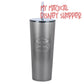 EPCOT Stainless Steel Starbucks Tumbler with Straw