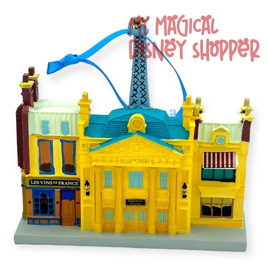 Epcot World Showcase France Pavilion Christmas Ornament Eiffel Tower