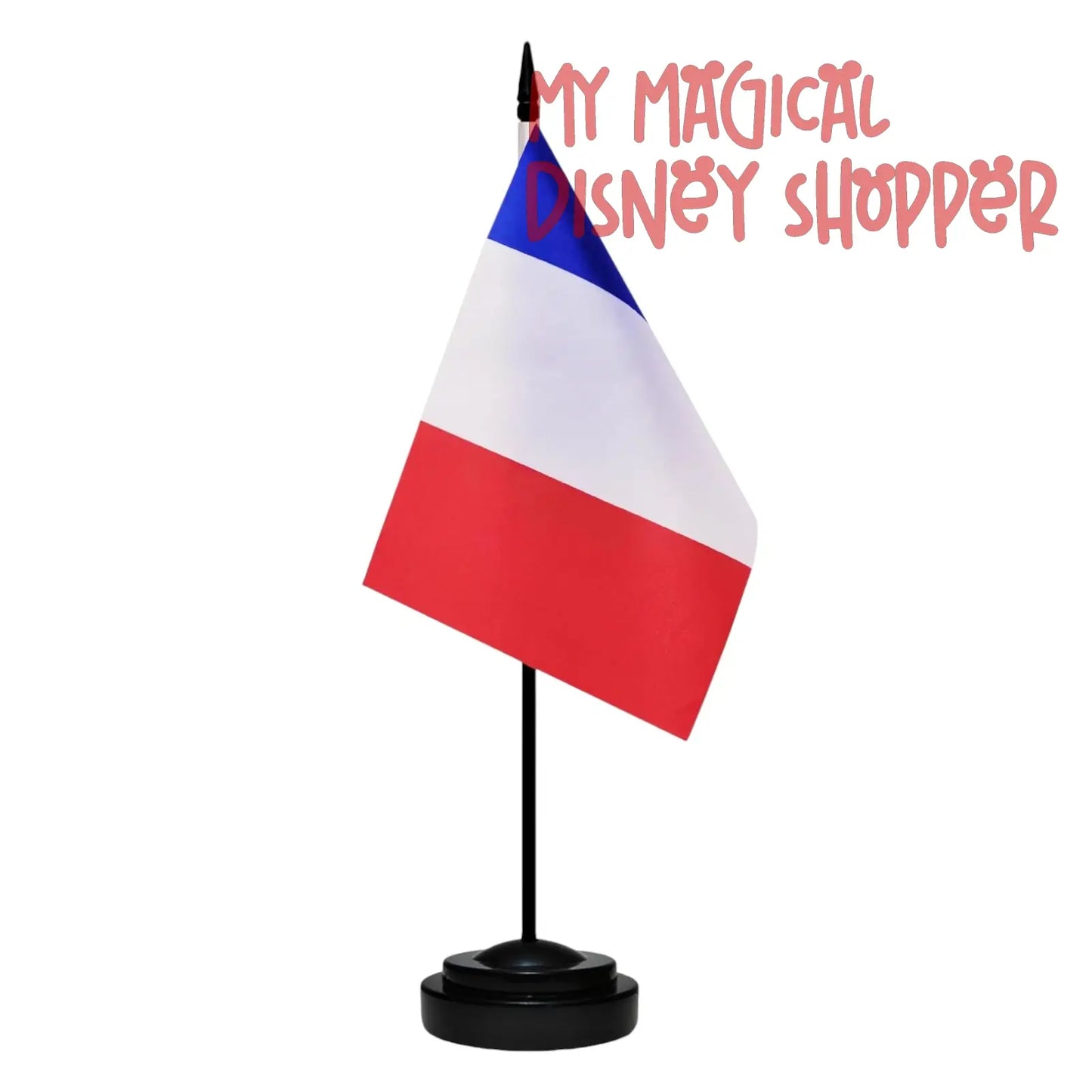 EPCOT World Showcase Tabletop Flag – 11” Tall with Stand