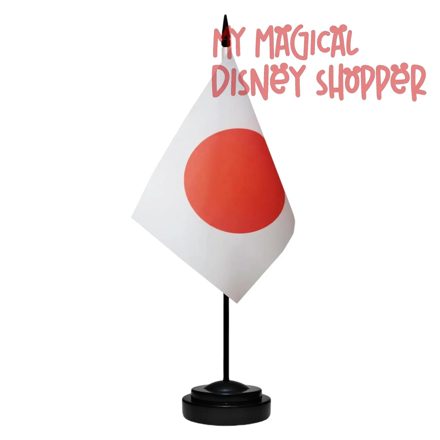 EPCOT World Showcase Tabletop Flag – 11” Tall with Stand