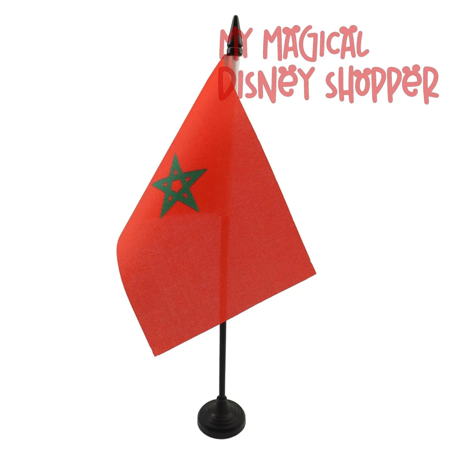 EPCOT World Showcase Tabletop Flag – 11” Tall with Stand