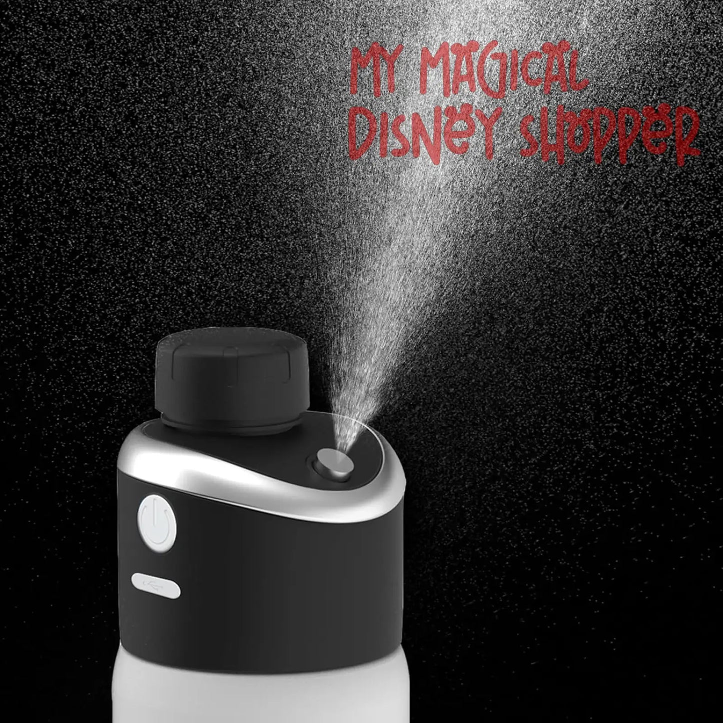 ExtremeMIST - GoMist Personal Mister & Drinking Bottle - Cooling Water Bottle with Easy-Drink Spout - Stainless-Steel Double Wall Insulation